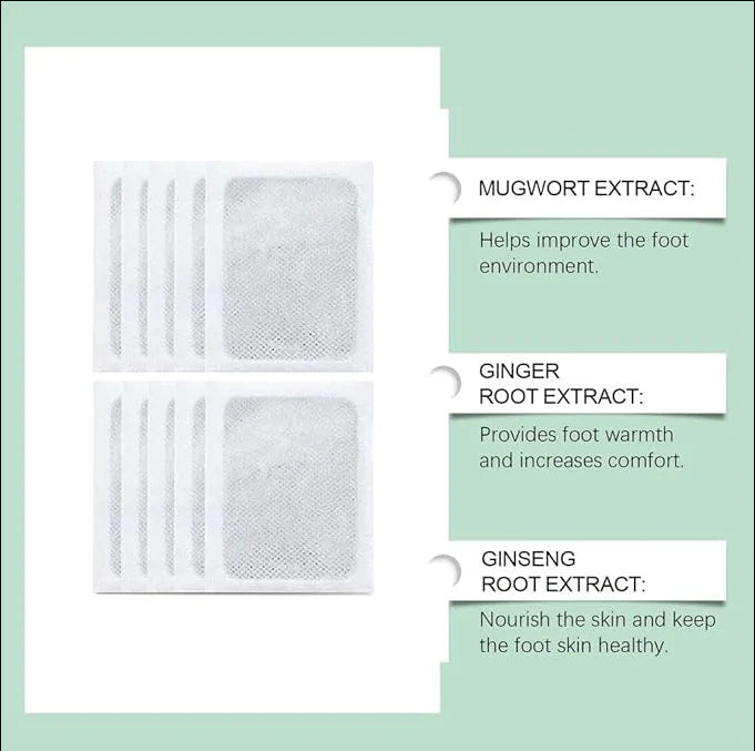 Trovixa™ 100% Herbal & Gentle Ingredient Detox Foot Pads (Pack of 20)