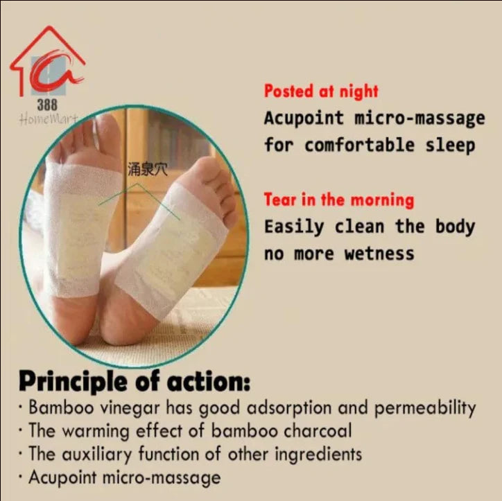 Trovixa™ 100% Herbal & Gentle Ingredient Detox Foot Pads (Pack of 20)