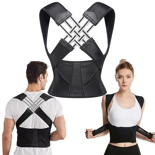 Trovixa™ Adjustable Posture Corrector – Back, Neck & Shoulder Support