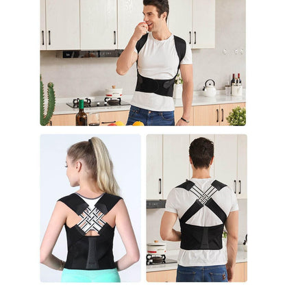 Trovixa™ Adjustable Posture Corrector – Back, Neck & Shoulder Support