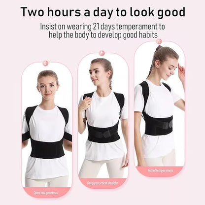 Trovixa™ Adjustable Posture Corrector – Back, Neck & Shoulder Support